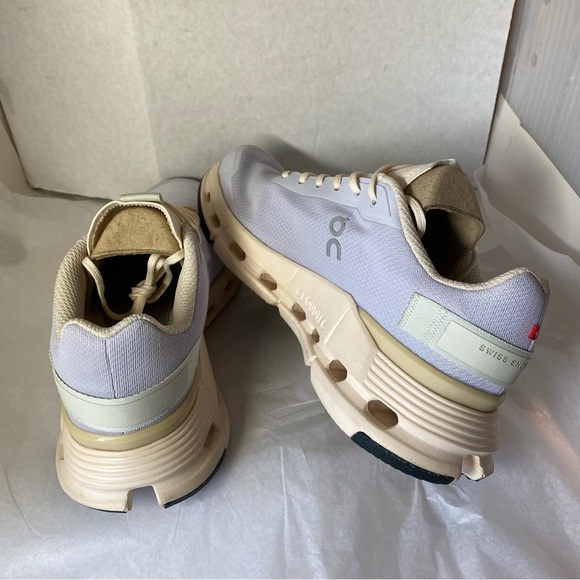 On Cloud Cloud Monster Lavender Purple/ Fawn Pink Vegan Sneakers Women's 5.5 - Picture 6 of 9